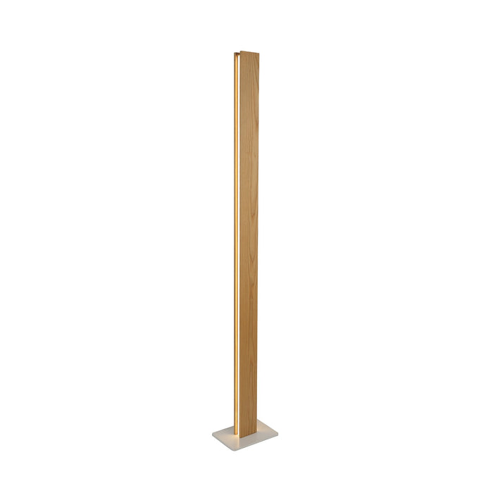 Nelson Lighting NL71919 Aline Floor Lamp LED Medium Oak/Matt White