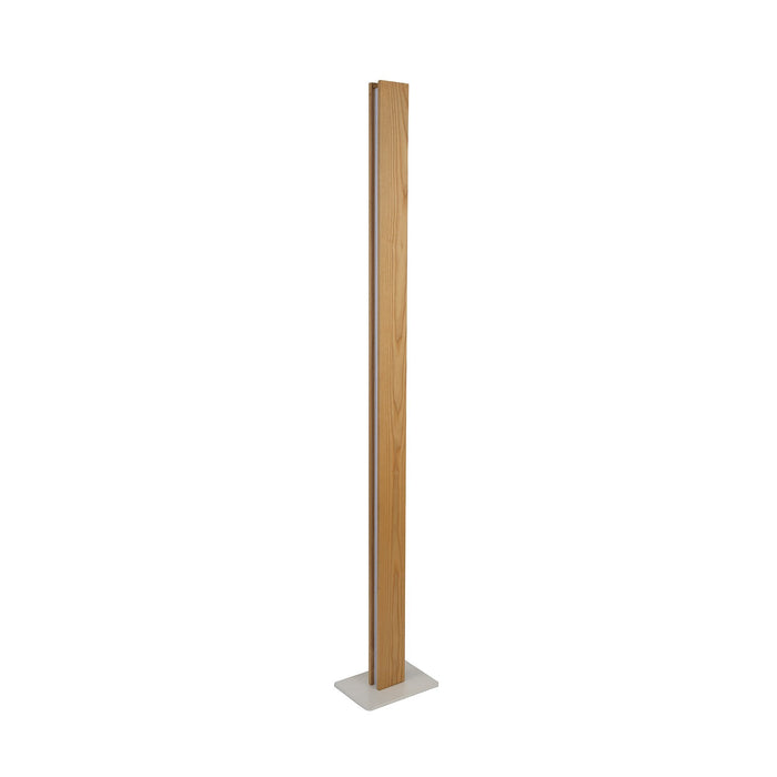 Nelson Lighting NL71919 Aline Floor Lamp LED Medium Oak/Matt White