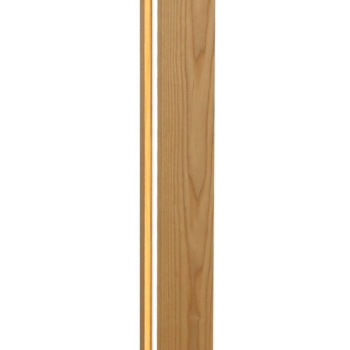 Nelson Lighting NL71919 Aline Floor Lamp LED Medium Oak/Matt White