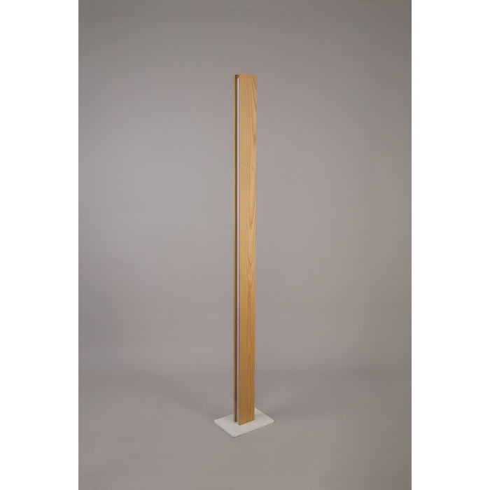 Nelson Lighting NL71919 Aline Floor Lamp LED Medium Oak/Matt White