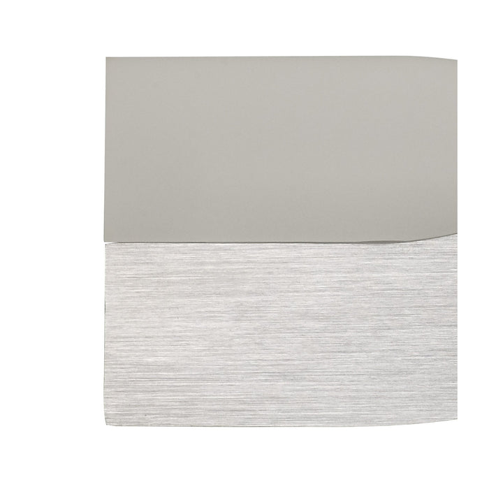 Nelson Lighting NL70419 Abe Wall Lamp LED Brushed Aluminium/Frosted White