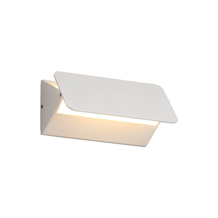 Nelson Lighting NL72009 Carl Outdoor Up & Downward Lighting Wall Lamp LED Sand White