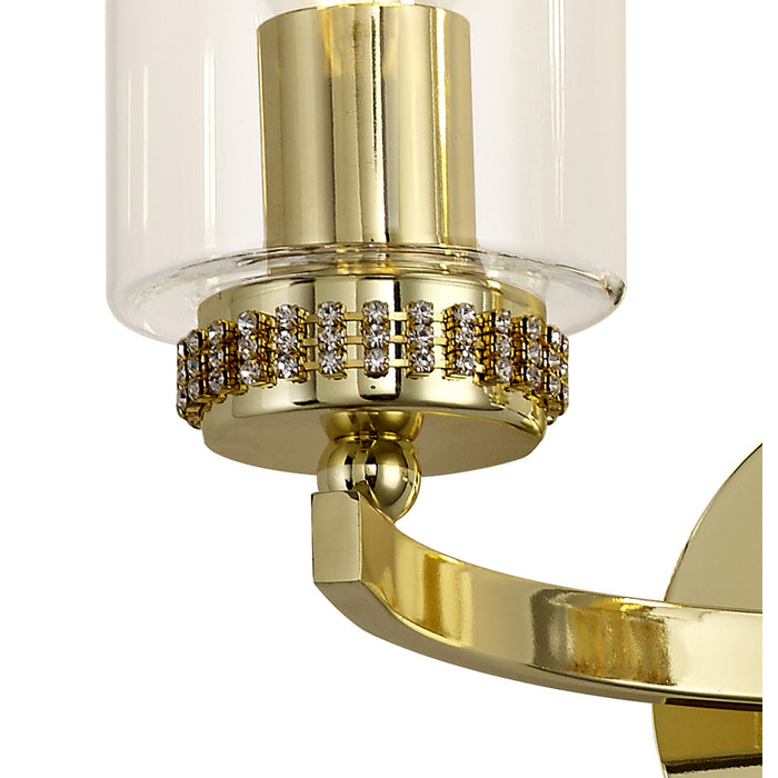 Nelson Lighting NL73249 Darling Wall Lamp Switched 2 Light Polished Gold