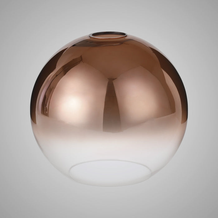 Nelson Lighting NL77929 Acme 30cm Globe Glass Copper/Clear