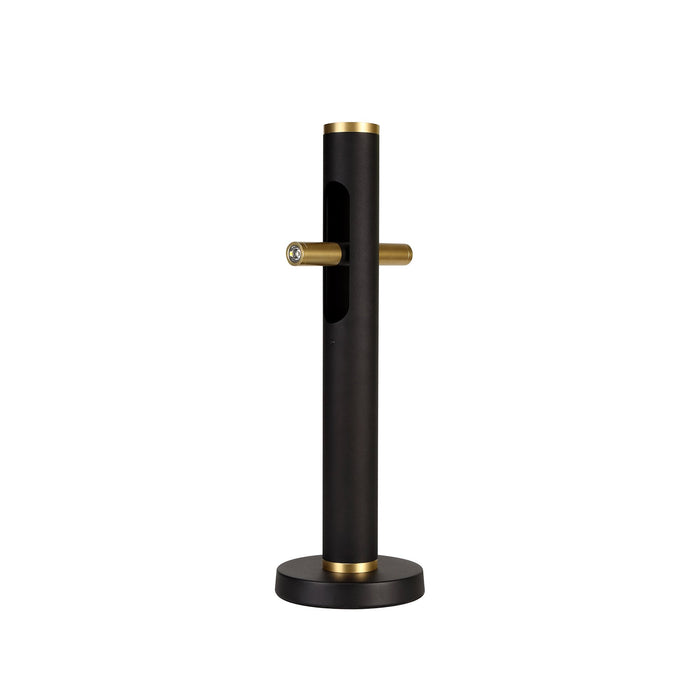 Nelson Lighting NL76739 Acoza Table Lamp LED Sand Black/Gold