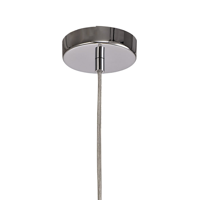 Nelson Lighting NL74089 Amo Single Pendant Coffee/Polished Chrome