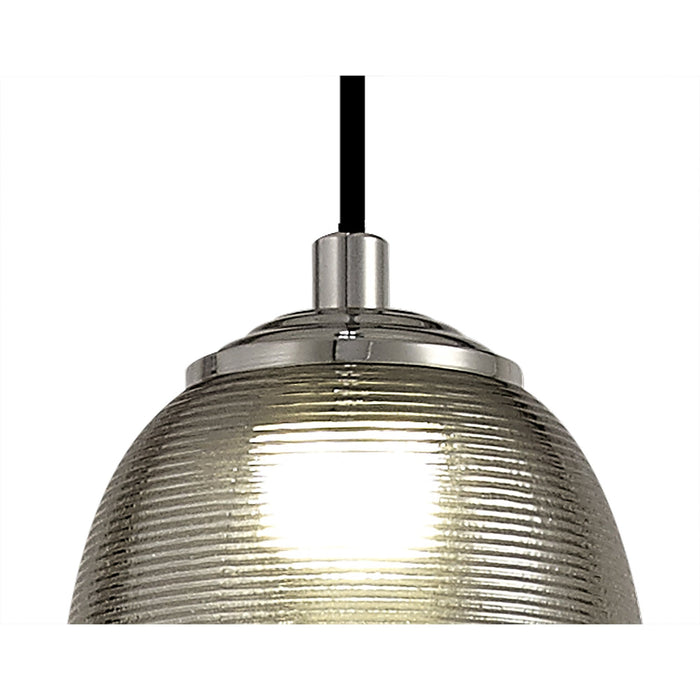 Nelson Lighting NL74349 Barter Pendant LED Smoked/Black