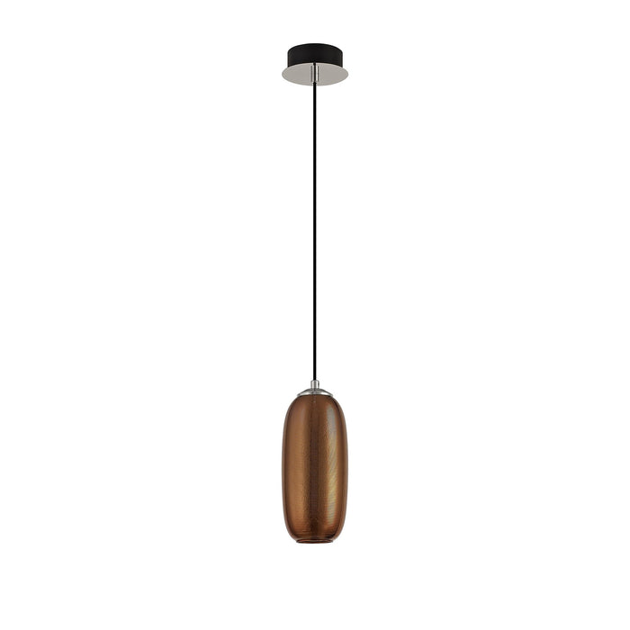 Nelson Lighting NL74359 Barter Pendant LED Copper/Black