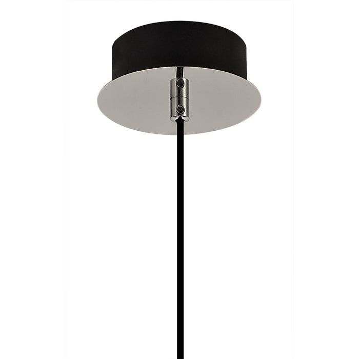 Nelson Lighting NL74369 Barter Pendant LED Champagne/Black