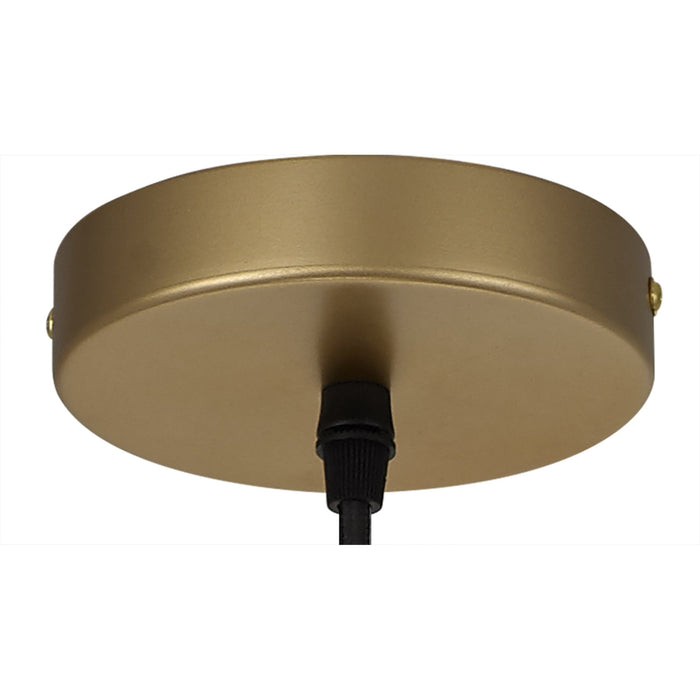 Nelson Lighting NL83789 Belgium Shallow Pendant Painted Gold