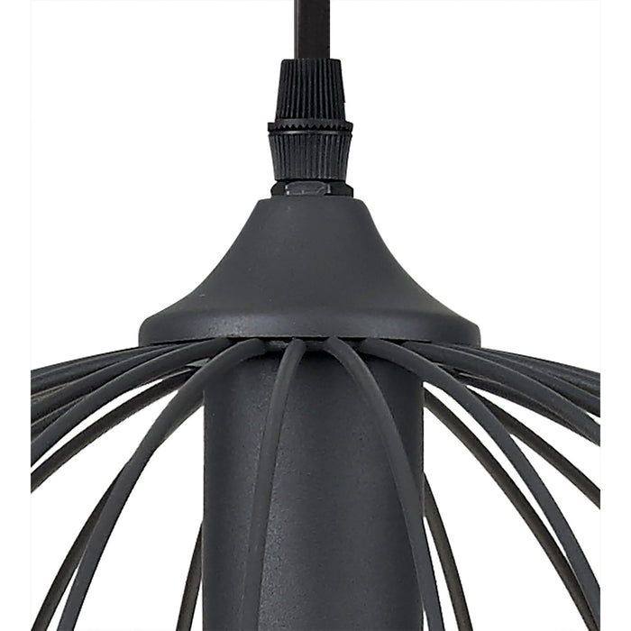 Nelson Lighting NL83799 Belgium Dome Pendant Graphite