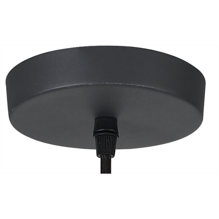 Nelson Lighting NL83809 Belgium Shallow Pendant Graphite