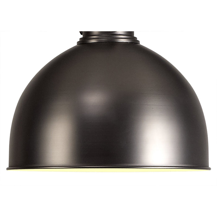 Nelson Lighting NL77419 Corfu Adjustable Floor Lamp 1 Light Antique Silver/Copper/White