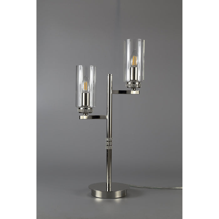 Nelson Lighting NL73559 Darling Floor Lamp Polished Nickel