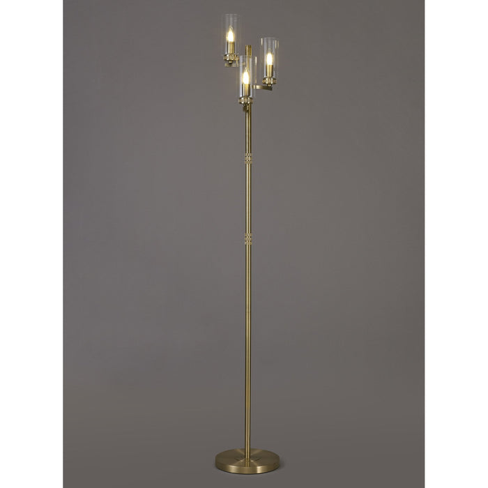 Nelson Lighting NL73599 Darling Floor Lamp Antique Brass