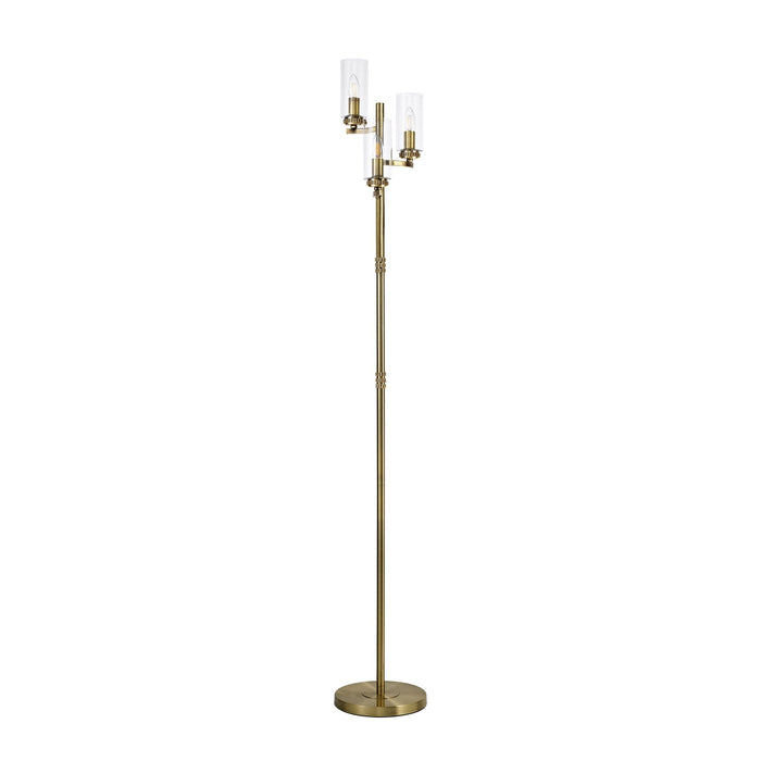 Nelson Lighting NL73599 Darling Floor Lamp Antique Brass