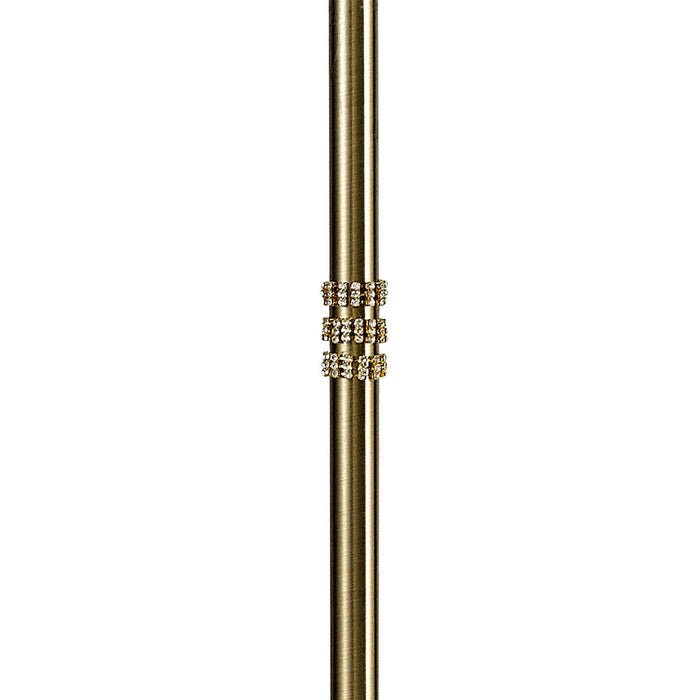 Nelson Lighting NL73599 Darling Floor Lamp Antique Brass