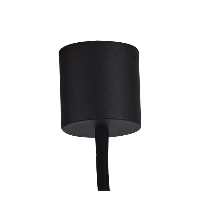 Nelson Lighting NL76439 Gino Flexible Ceiling 1 Light Satin Black/Brushed Copper