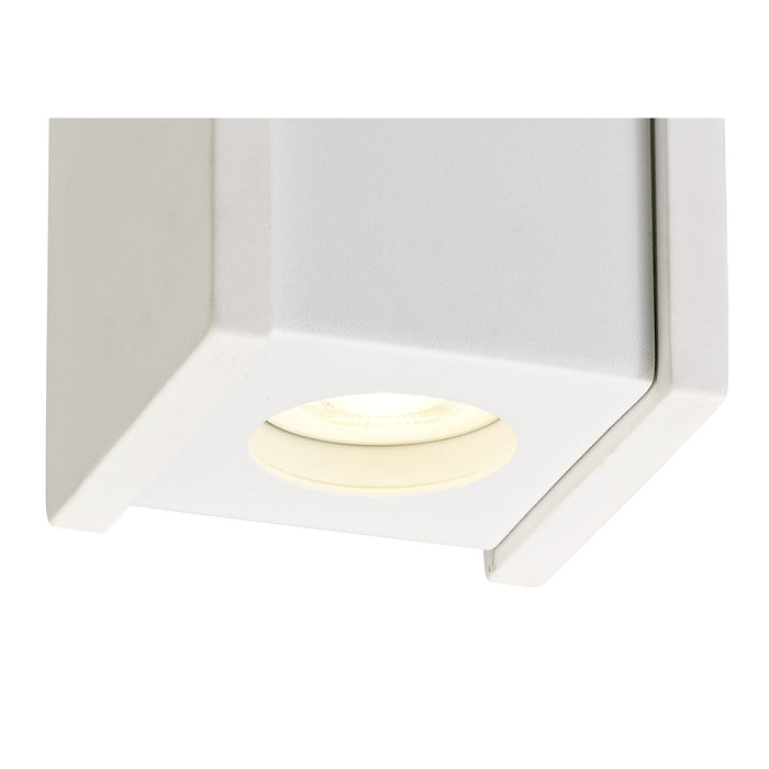 Nelson Lighting NLK01089 Inigo 1 Light Ceiling White Paintable Gypsum With Matt White Cover