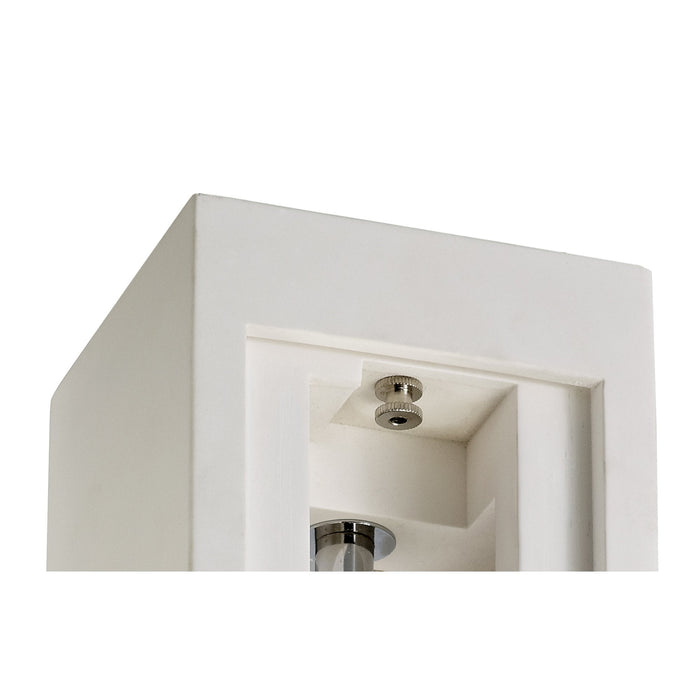 Nelson Lighting NLK01089 Inigo 1 Light Ceiling White Paintable Gypsum With Matt White Cover