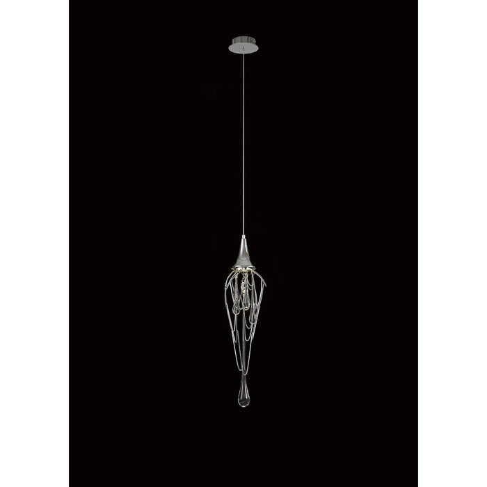 Nelson Lighting NL78559 Istan Pendant 1 Light Polished Chrome