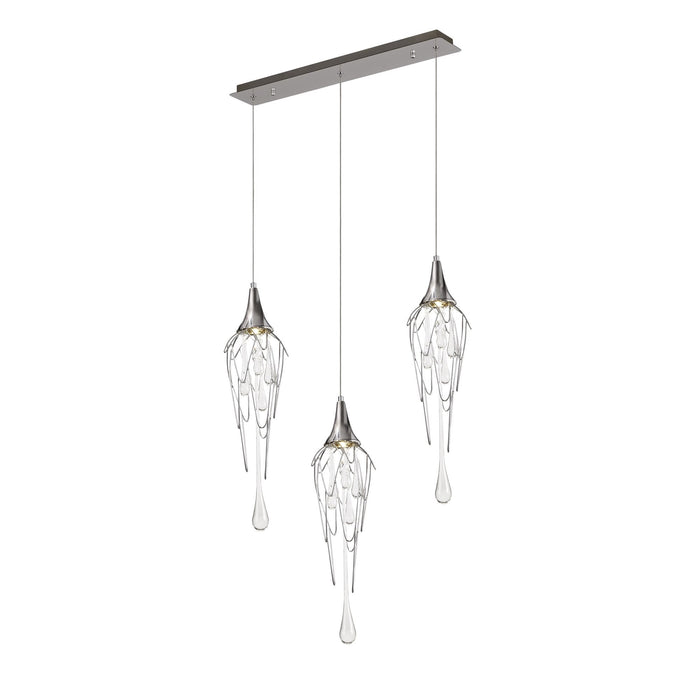 Nelson Lighting NL78599 Istan Linear Pendant Bar 3 Light Polished Chrome