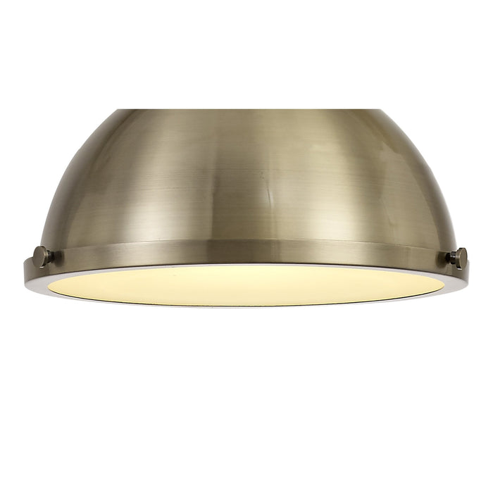 Nelson Lighting NL71029 Louis Pendant 1 Light Antique Brass