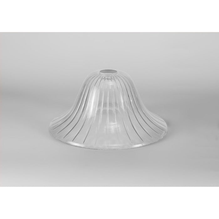 Nelson Lighting NL80529 Louis Bell 30cm Clear Glass Lampshade