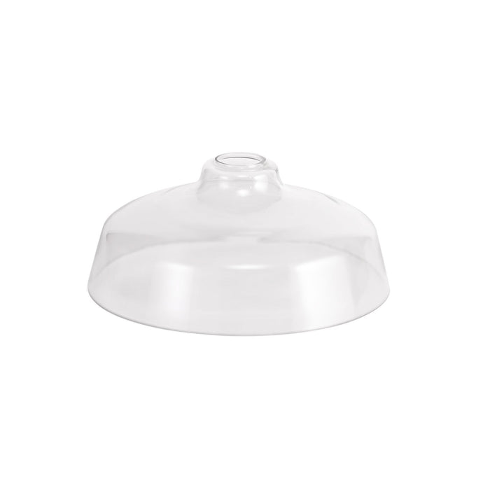 Nelson Lighting NL80579 Louis Flat Round 38cm Clear Glass Lampshade