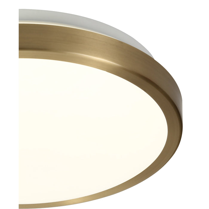 Nelson Lighting NL77579 Mama Bathroom Ceiling Light LED Soft Bronze/White