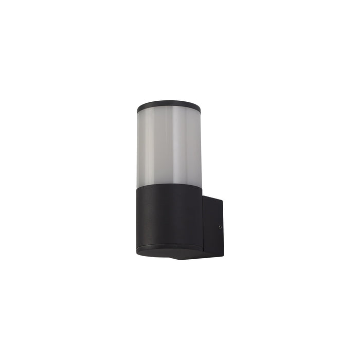 Nelson Lighting NL7775/OP9 Marc Outdoor Wall Lamp 1 Light Anthracite/Opal