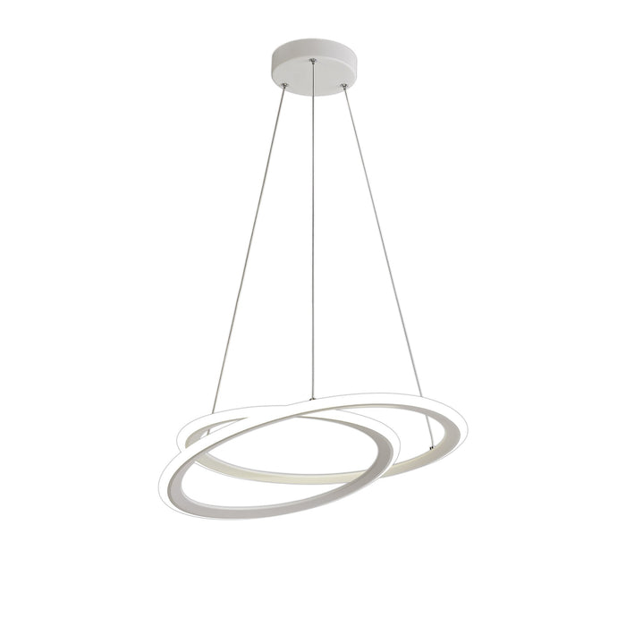 Nelson Lighting NL77699 Melisa Pendant LED Dimmable Matt White