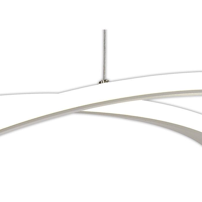 Nelson Lighting NL77699 Melisa Pendant LED Dimmable Matt White