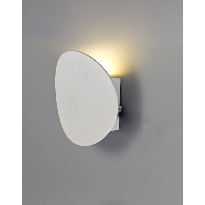 Nelson Lighting NL72199 Mia Outdoor Wall Lamp LED Sand White