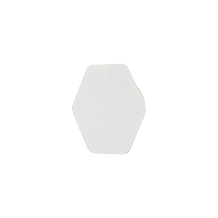 Nelson Lighting NLK03829 Modena Magnetic Base Wall Lamp LED 15cm Horizontal Hexagonal Sand White