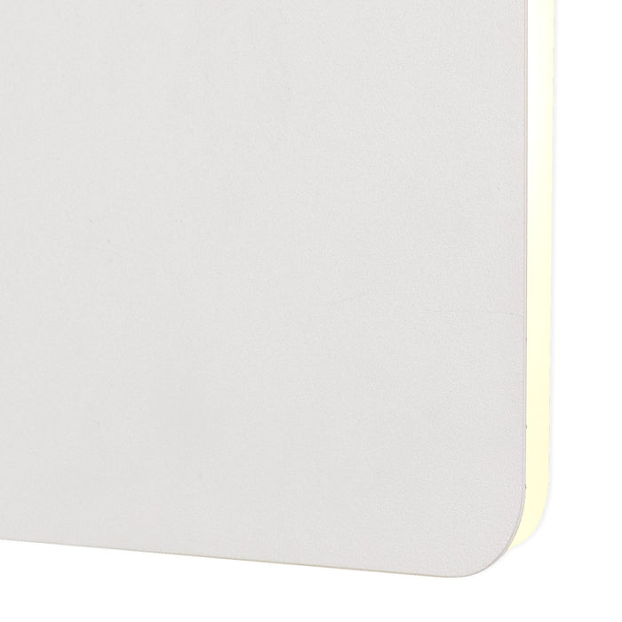 Nelson Lighting NLK04039 Modena Magnetic Base Wall Lamp LED 20/19cm Square Centre Sand White/Acrylic Frosted Diffuser