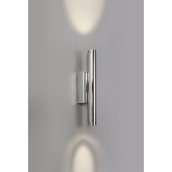 Nelson Lighting NL76069 Neve Outdoor Wall Lamp LED Polished Chrome