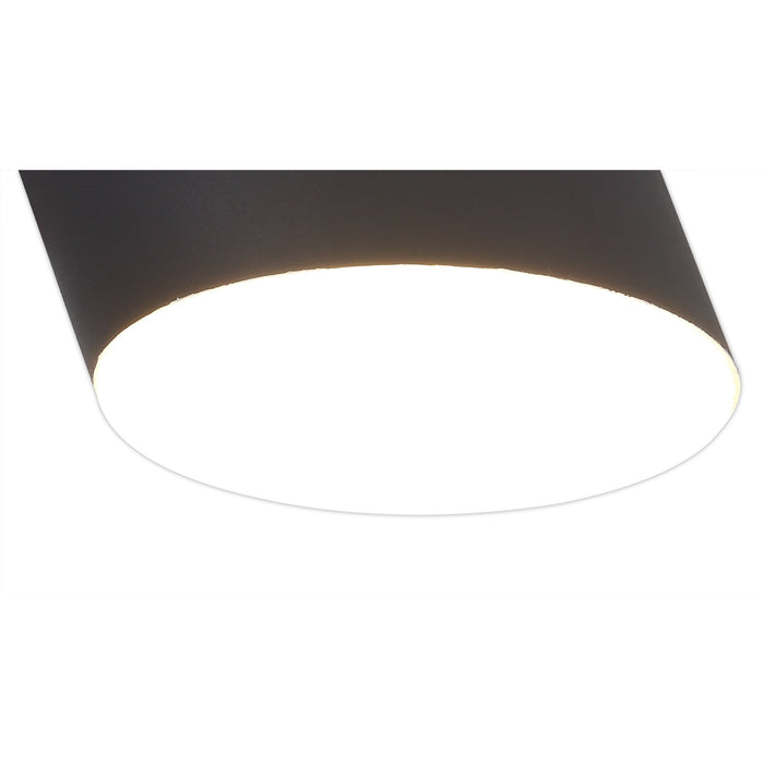 Nelson Lighting NL73859 Pluto Spot Light 10.5cm Round 1x 10W LED Sand Anthracite