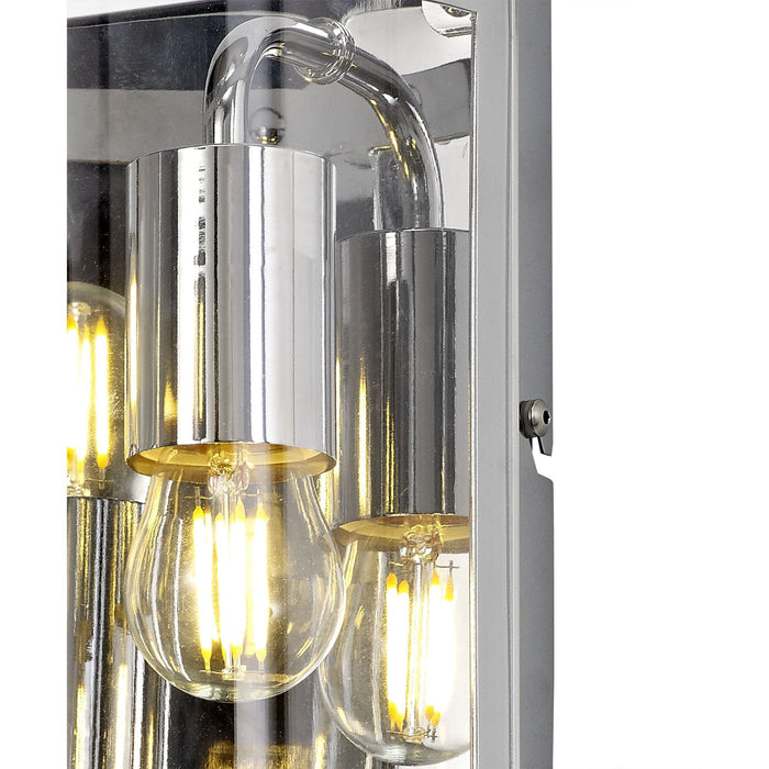 Nelson Lighting NL74159 Prince Wall Light 2 Light Polished Chrome (S)