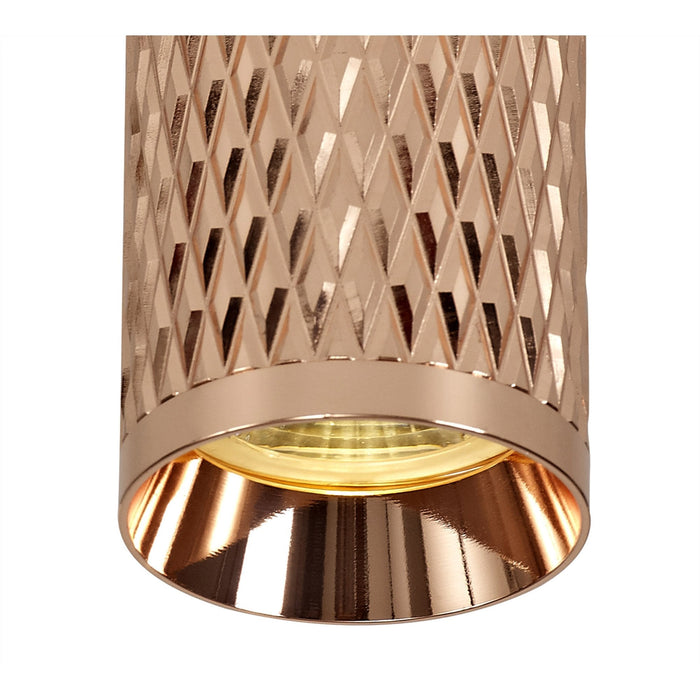 Nelson Lighting NL80179 Silence 11cm Surface Mounted Ceiling Light 1 Light Rose Gold