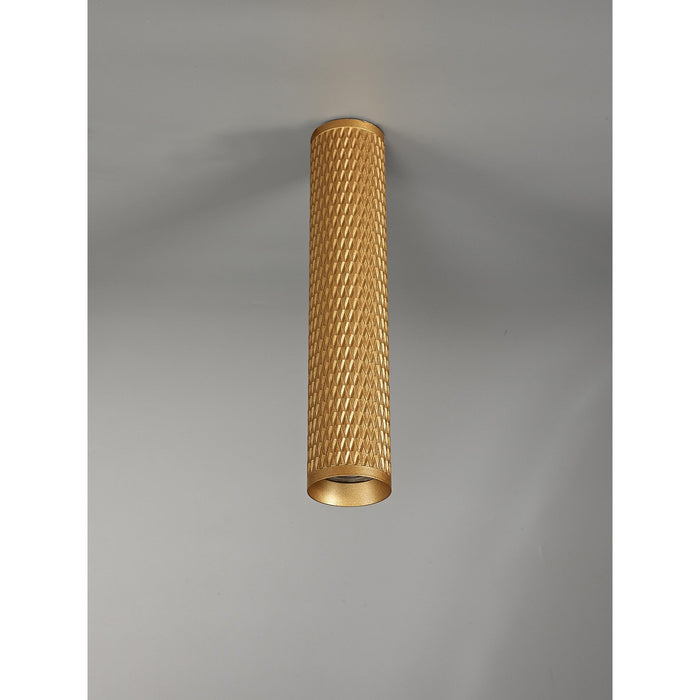 Nelson Lighting NL80249 Silence 30cm Surface Mounted Ceiling Light 1 Light Champagne Gold