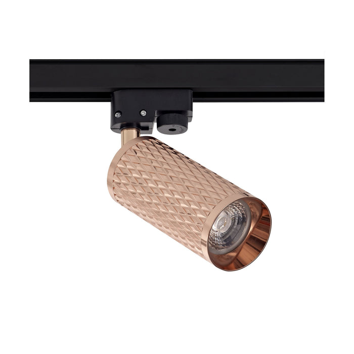 Nelson Lighting NL80339 Silence Track Spot Light 1 Light Rose Gold