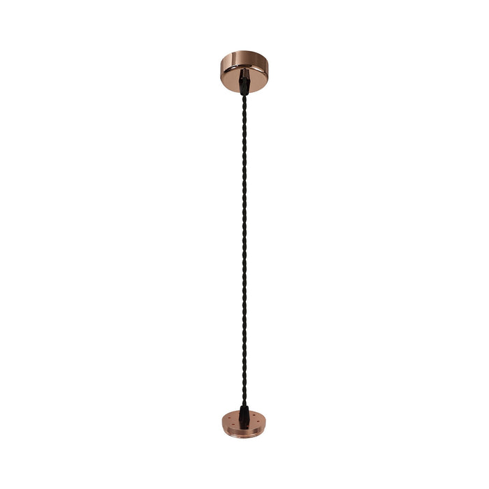 Nelson Lighting NL80379 Silence Pendant Light Kit 2M 1 Light Rose Gold