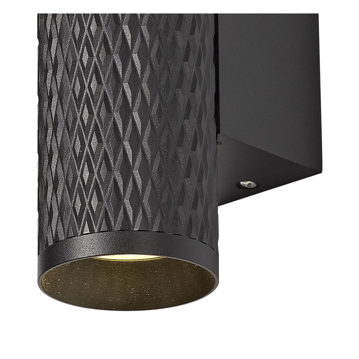 Nelson Lighting NL80389 Silence Wall Lamp 2 Light Sand Black