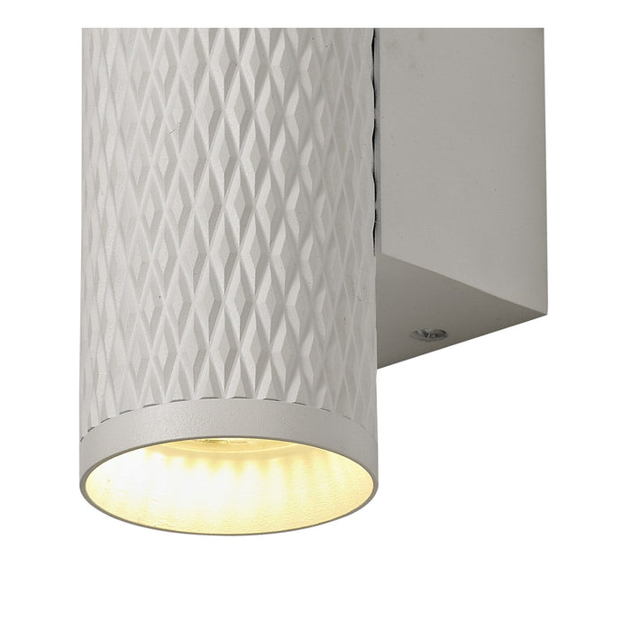 Nelson Lighting NL80399 Silence Wall Lamp 2 Light Sand White