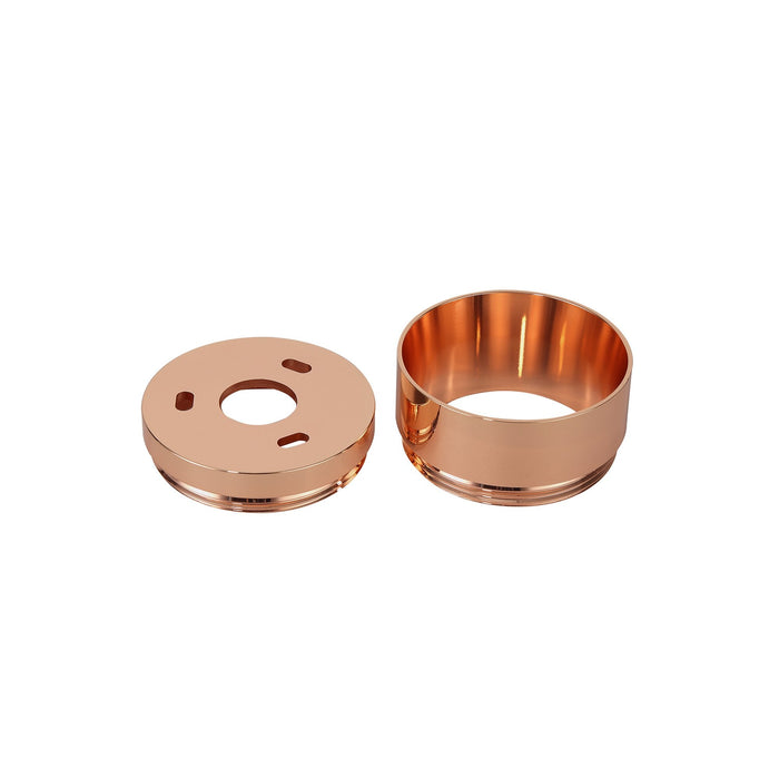 Nelson Lighting NL80459 Silence 2cm Face Ring & 1cm Back Ring Accessory Pack Rose Gold