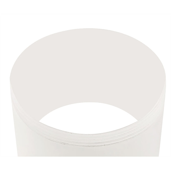 Nelson Lighting NLK01749 Silence 1 Light 30cm Surface Mounted Ceiling Sand White/Acrylic Ring