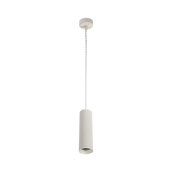 Nelson Lighting NLK01959 Silence 1 Light 20cm Pendant Light Sand White