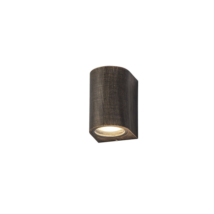 Nelson Lighting NL72219 Stella Outdoor Curved Wall Lamp 1 Light Black/Gold