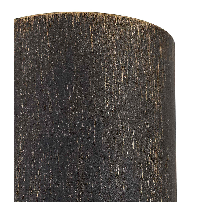 Nelson Lighting NL72219 Stella Outdoor Curved Wall Lamp 1 Light Black/Gold